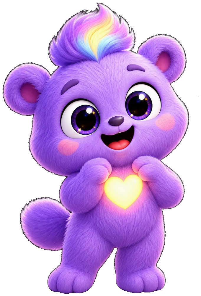 Lumi holding a glowing heart