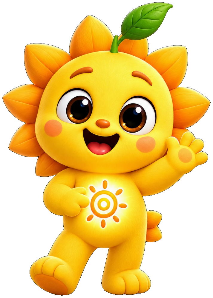 Suno waving happily